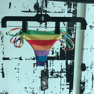 Wildfox Strappy Bikini Bottom - Reversible